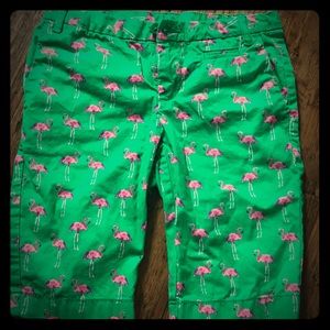 Lands end girls Bermuda shorts, size 7